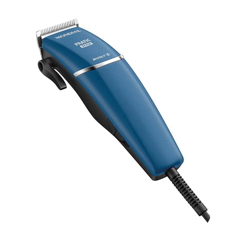 Cortador de Cabelos Pratic Style, Mondial, Azul, Bivolt - CR-10-BI