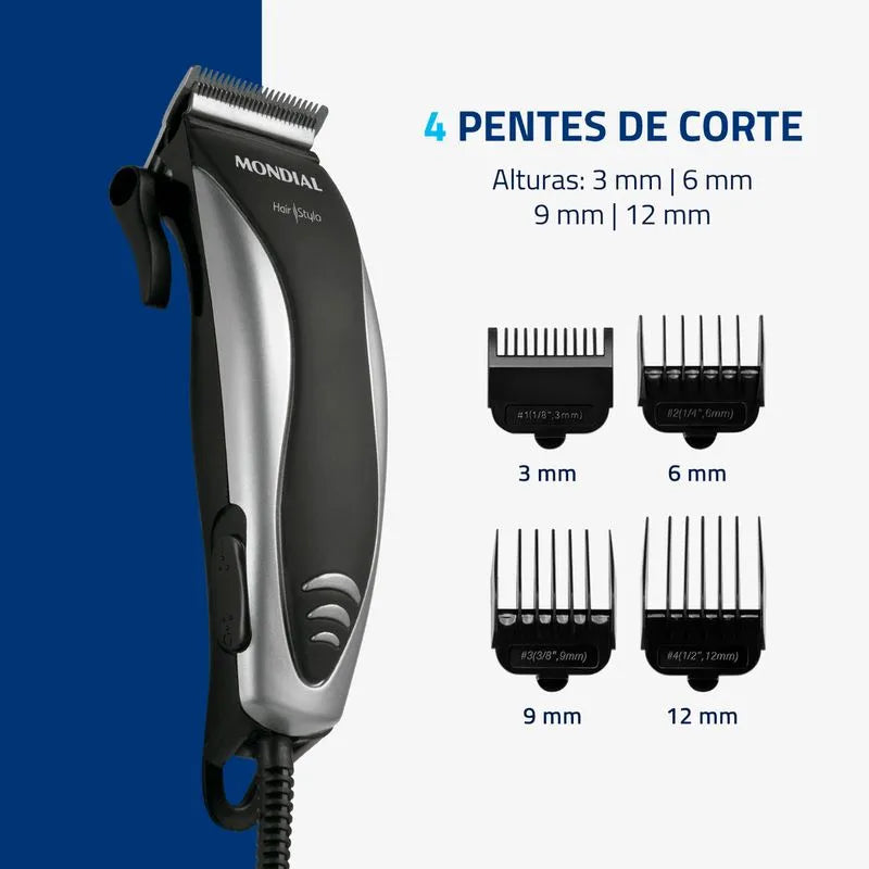 Cortador de Cabelos Mondial Hair Stylo CR-02