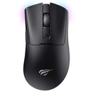 HAVIT MOUSE GAMER TRI-MODE MS966SE BLACK, SEM FIO E COM FIO, USB, BLUETOOTH, WIRELESS, 2.4GHz, RGB