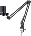 MICROFONE STREAM HAVIT RGB COM BRAÇO ARTICULADO GK50 PRO