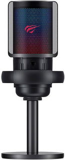 MICROFONE STREAM HAVIT RGB COM BRAÇO ARTICULADO GK50 PRO
