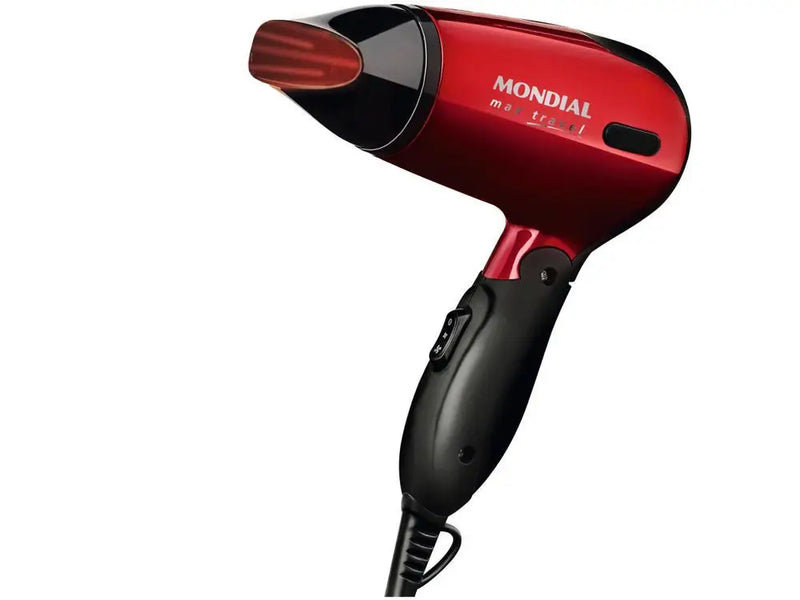 Secador de Cabelo Mondial Max Travel SC-10 Vermelho - Bivolt