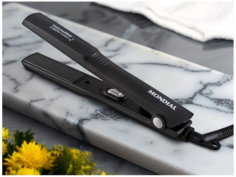 Chapinha/Prancha de Cabelo Mondial Tourmaline Ceramic P-15