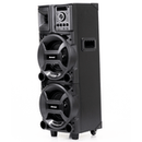 Caixa de Som Amplificada Amvox ACA 1101 Black Duplo 8, 1100W, Bluetooth, USB, Bivolt Preta