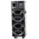 Caixa de Som Amplificada Amvox ACA 1101 Black Duplo 8, 1100W, Bluetooth, USB, Bivolt Preta